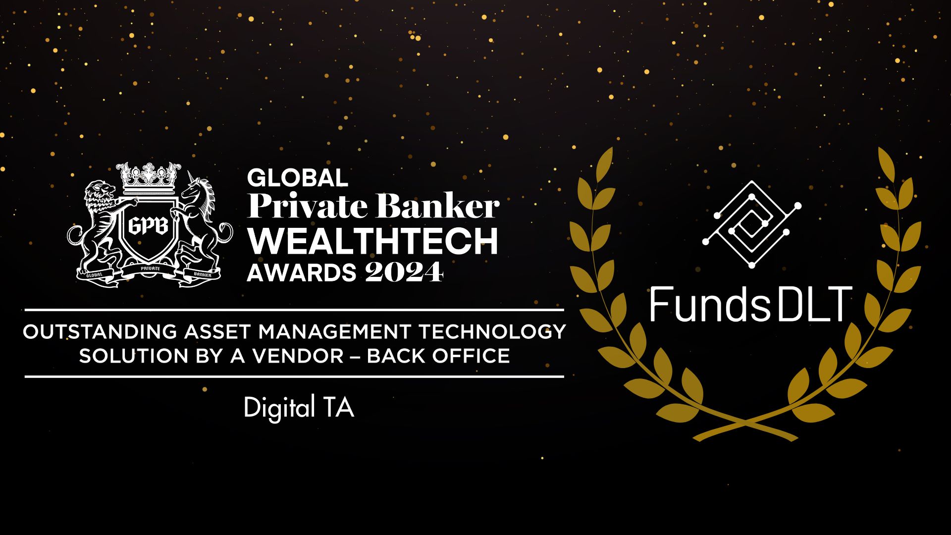 Global Private Banker WealthTech Awards 2024 FundsDLT at Global Private Banker WealthTech Awards 2024
