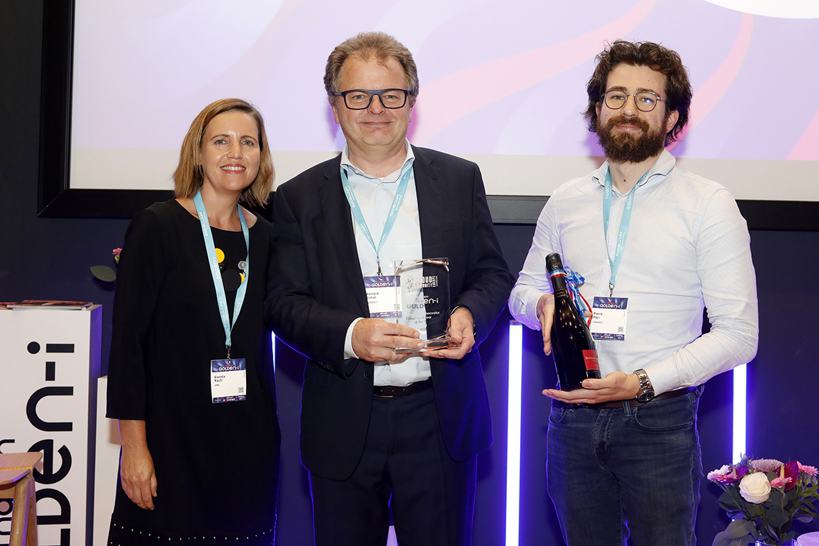 Olivier_Minaire_Photography_Videography_IT_NATION_Golden_I_2024_50 Ananda Kautz, Member of the Management Board ABBL, Bernard Simon, CIO FundsDLT, Pierre Paci, Lead Cloud Engineer FundsDLT ©Olivier Minaire / ITnation